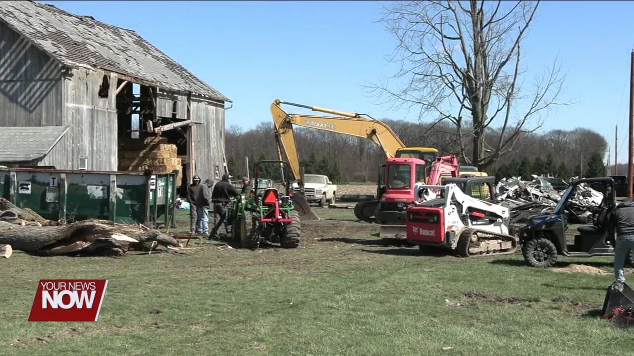 Southern Hancock County community of Jenera cleaning up damage after tornado Thursday
